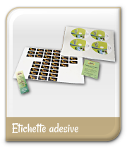 Etichette adesive fustellate